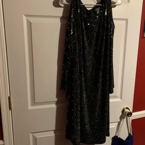 Blinged out cocktail dress